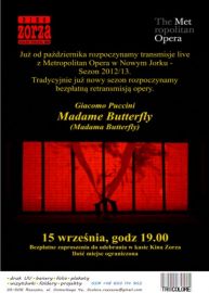 Opera: Madame Butterfly