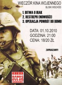 Wieczr Kina Wojennego: Bliski Wschd